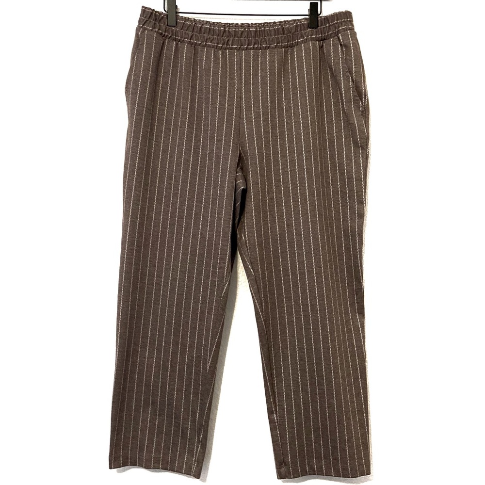 a new day Brown Striped Dress Pants Size Large